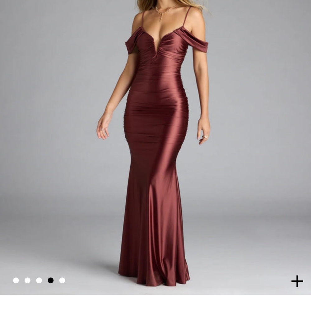 Windsor Red Strapless Sweetheart Gown